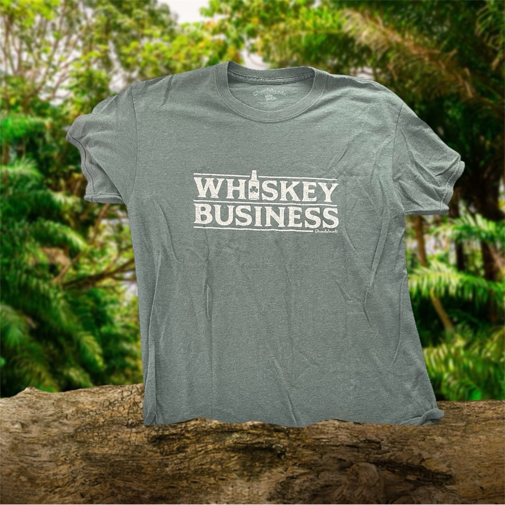 Whiskey Business Men's Graphic Tee - Green
